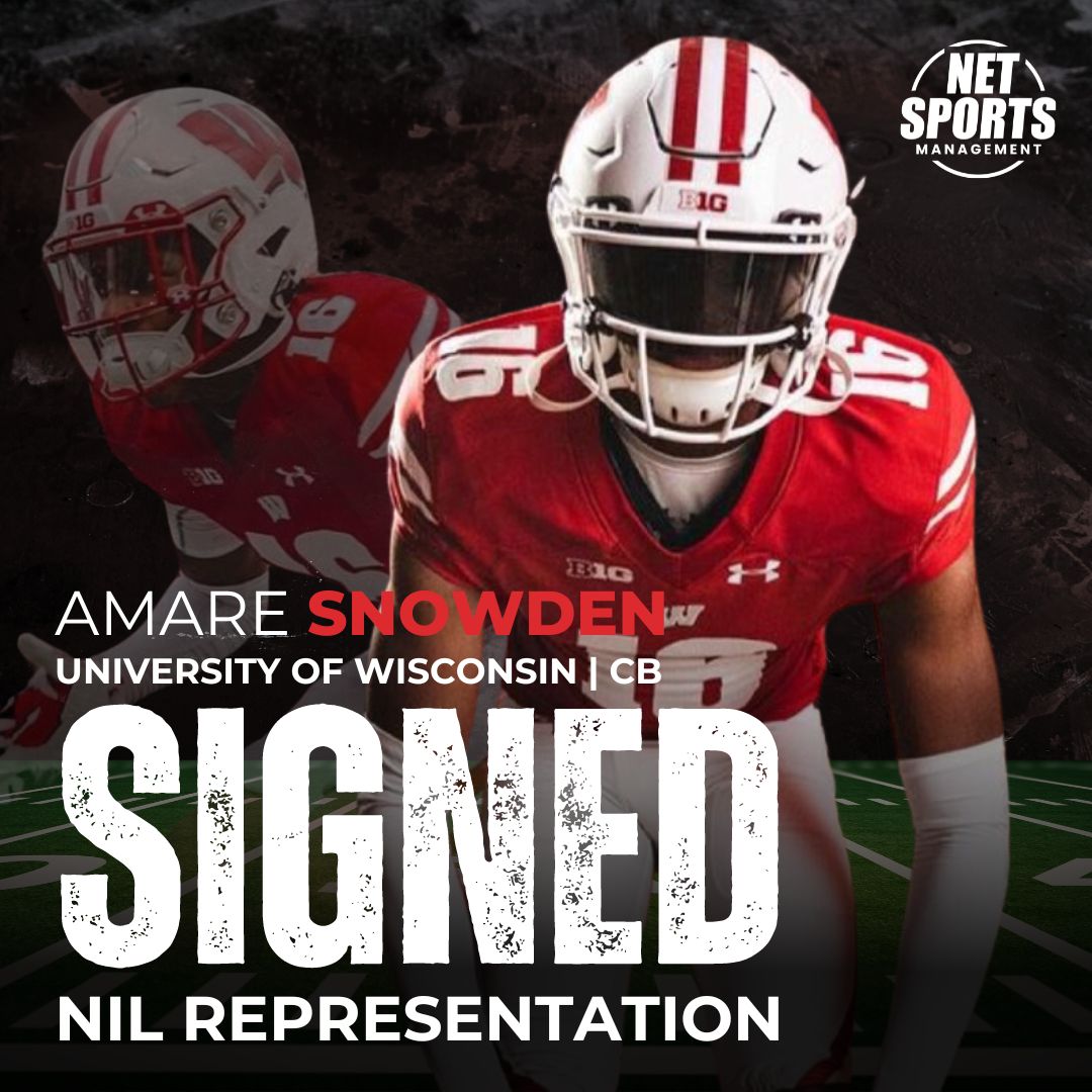 The Net Sports team is excited to share the news of our latest signing for NIL Representation: the dynamic Amare Snowden from University of Wisconsin!

Welcome to the family, Amare! 

#NIL#SportsAgency #AthleteManagement #FootballRecruitment #StudentAthleteLife #SportsCareer