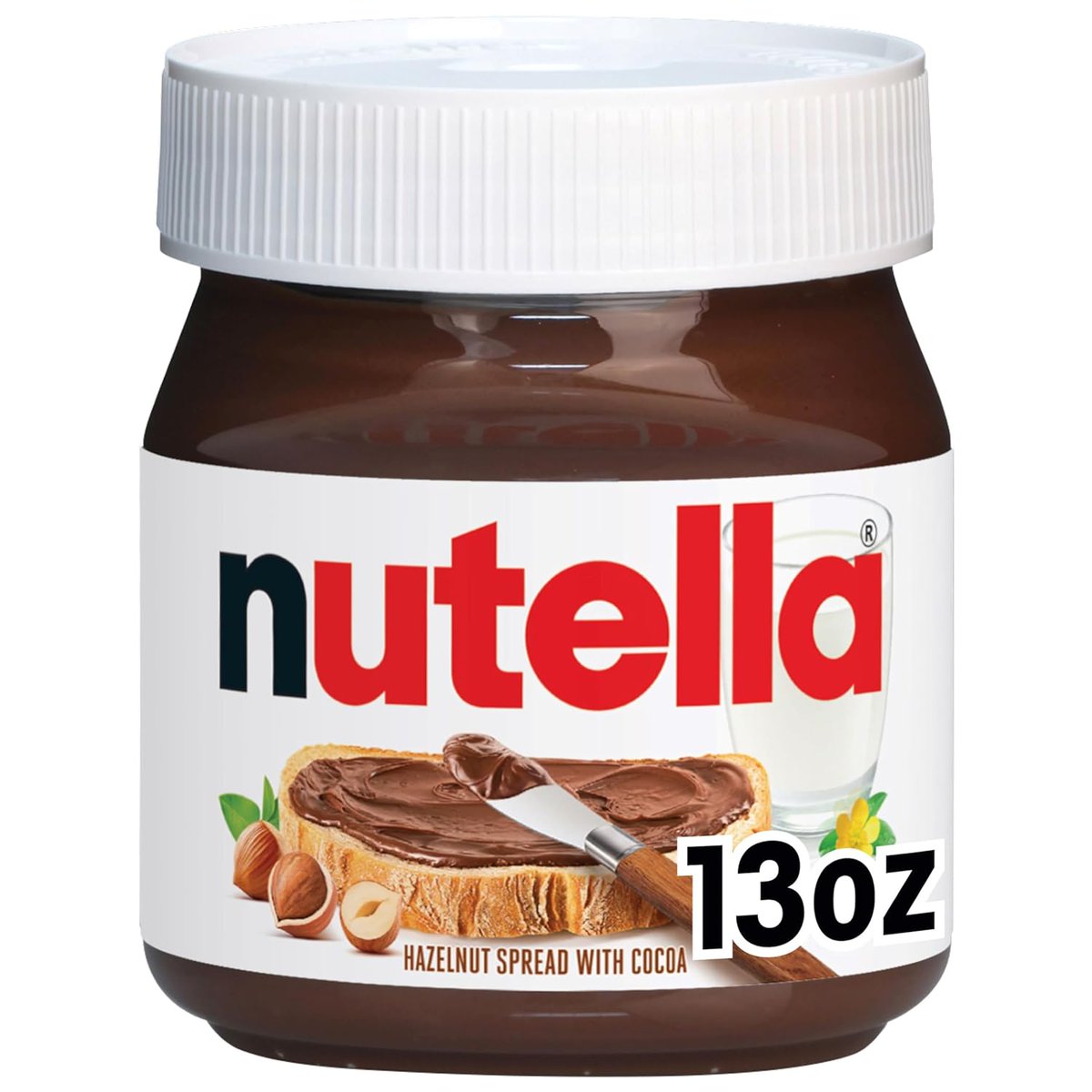 Nutella Hazelnut Spread With Cocoa (13 oz jar) is on sale at Amazon for $2.99 zdcs.link/jdYR2 Sweet deal 😎