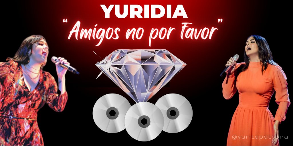 YuritaPatrona's tweet image. 🏁 NUEVA CERTIFICACION🏁

@yuritaflowers acaba de ser certificada por @Amprofon
con DIAMANTE + TRIPLE PLATINO por el Sencillo #AmigosNoPorfavor de su disco #PrimeraFila 👏
@sonymusicmexico
