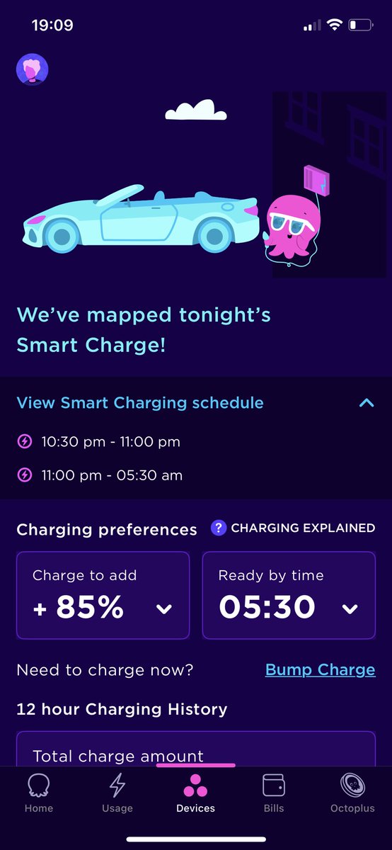 scutterhanson's tweet image. Hi @OctopusEnergy, my charger is doing random things since I changed to intelligent go. I know there’s a chance it could charge outside my cheap rate and I still get charged cheap but how do I know? On Go I could see daily costs on the app but not on IGo 🤷🏻‍♂️