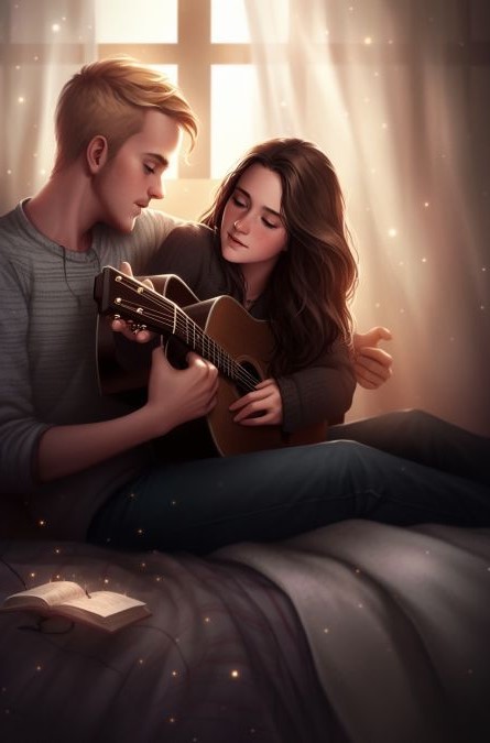 Cada día tu tierna mirada, 
ante el brillo de tu sonrisa,
regalo divino tu llegada, en
mis brazos te encuentro, un
espacio breve tomas, estos 
nuestros sueños escritos van 🎶

Amor de mi vida y alma 🌼💞🌹