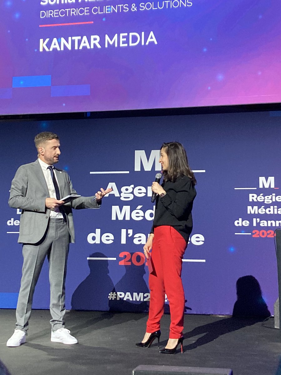 Le prix de la progression au #pam2024 <a href="/MediaLeaderFR/">The Media Leader FR</a>  par <a href="/KantarMediaFR/">Kantar Media FR</a> . Annonce du lancement de la veille locale depuis le premier janvier et du nouveau site web kantarmedia.fr . Bravo: <a href="/PublicisMediaFr/">Publicis Media France</a> <a href="/CoSpirit/">CoSpirit Groupe</a> <a href="/Re_Mind_PHD/">RE-MIND PHD</a>