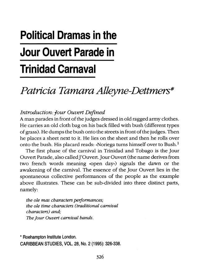 Last weekend, we enjoyed the Fiestas de San Sebastián, the closest thing possible to a carnival in PR. To celebrate this Caribbean tradition, we share texts from Patricia T. Allayne and Loyd Brown published in our journal that touch on that theme. Vol 18 No. 3/4 Vol 28 No. 2