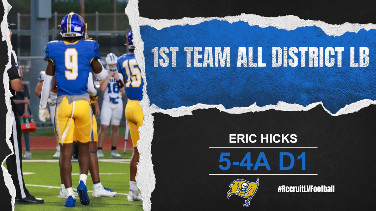 JermaineCarpent's tweet photo. Congratulations @EricHicksJr9 on making 1st Team All District LB! #RecruitLVFootball #EveryBodyEatsB https://t.co/kedDFhpv7T