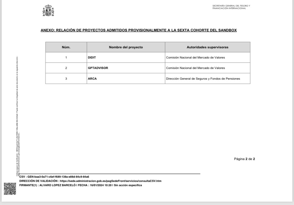 healthy_pockets's tweet image. 💥BREAKING💥

@Gamiumcorp vuelve a traer buenas noticias, tras anunciar que ha sido aceptada provisionalmente para el “sandbox financiero” 🤝🔥

Con el objetivo de poner en marcha nuevas iniciativas digitales a través de su identidad digital @Diditprotocol 👀‼️