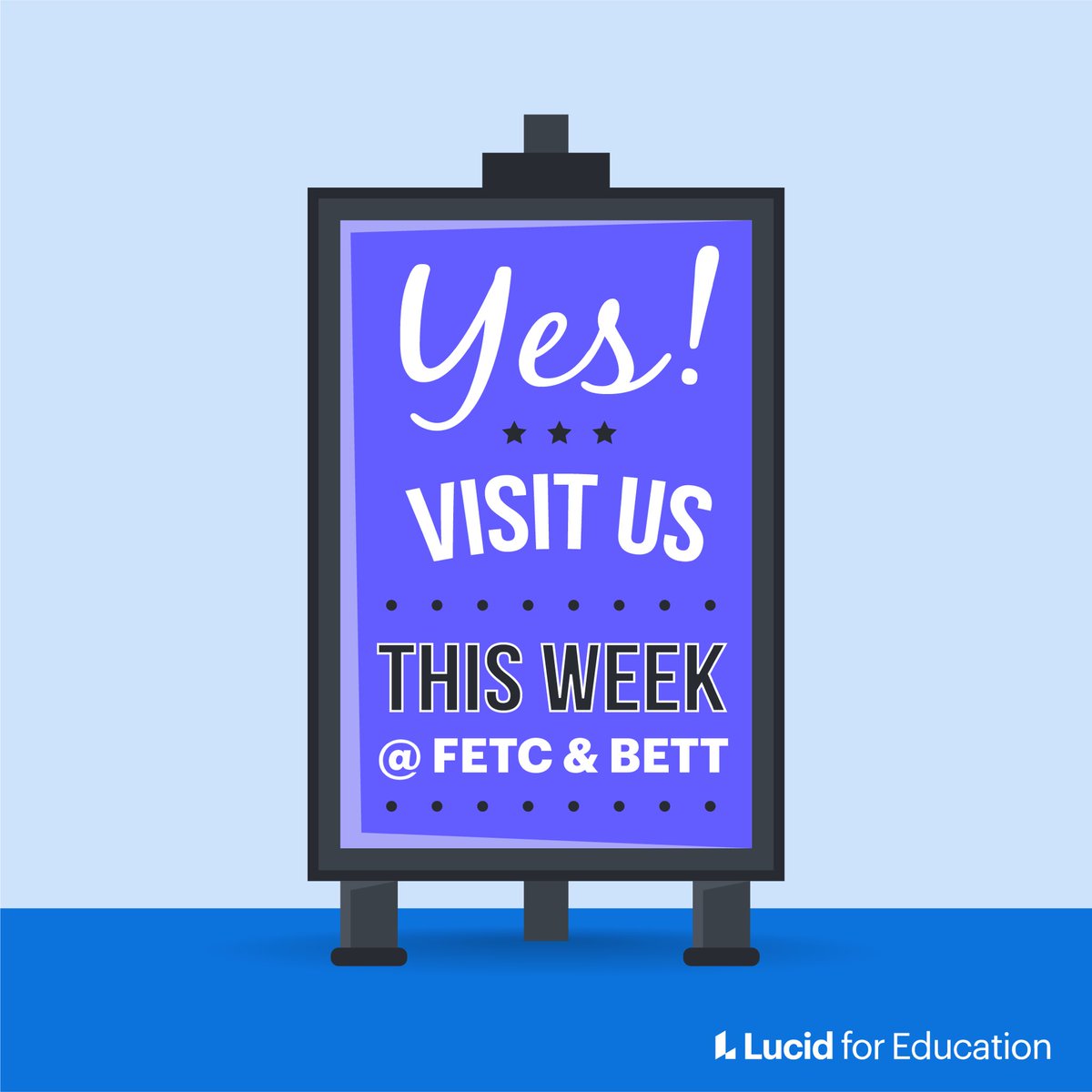 What's your game plan for the week? We're super excited to connect with you at #FETC (Booth 2014) and #BETT (Google Booth). Come say hi and let's avoid the awkward standing! 🚀