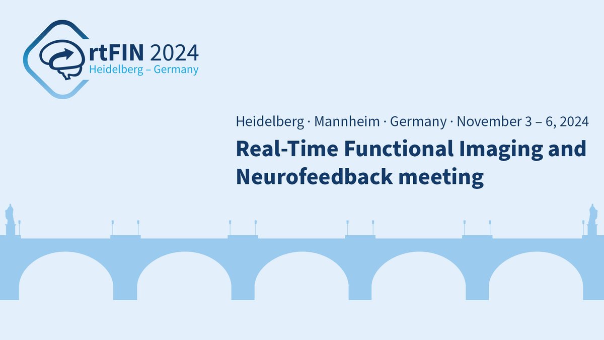 Exciting news! 🧠✨ Join us at the rtFIN conference in Heidelberg/Mannheim on Nov 3-6, 2024, the leading platform for cutting-edge research on brain imaging, brain-computer interfaces, and neurofeedback. Registration is now open! 🎉 Visit rtfin2024.org  #rtFIN2024