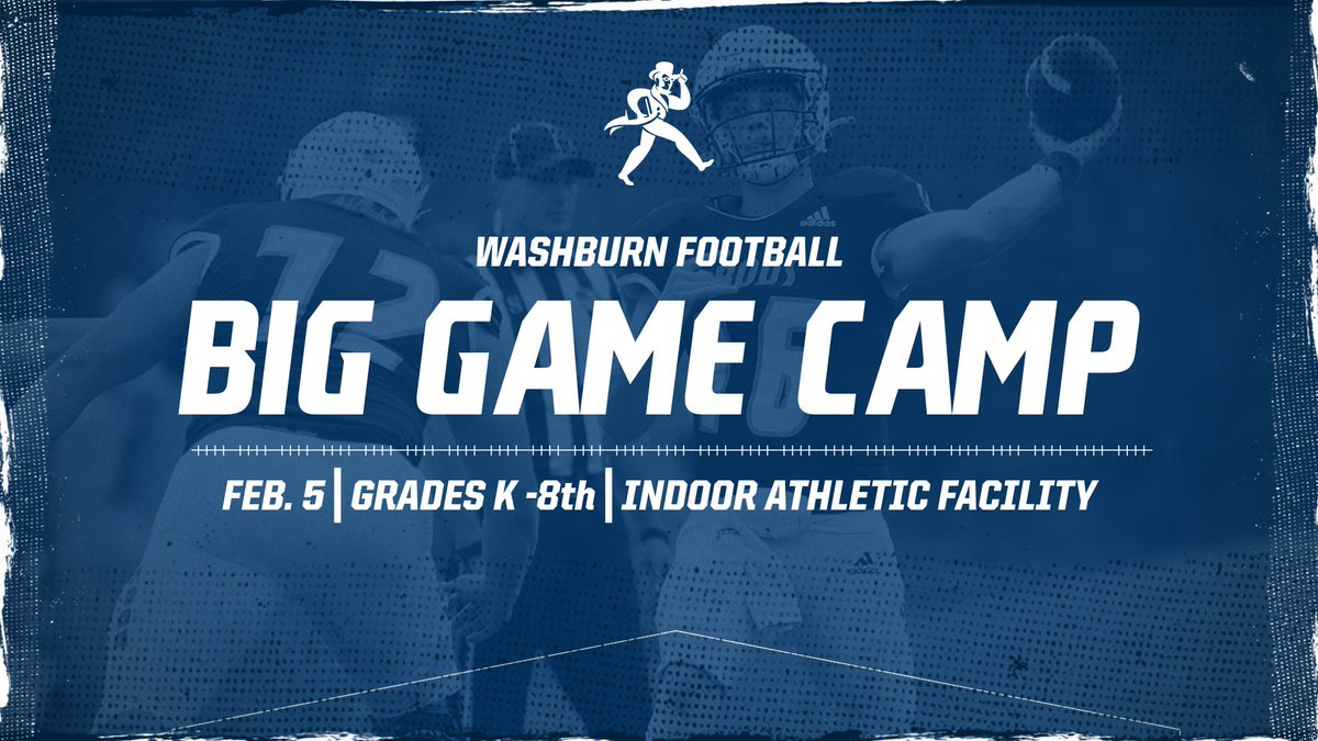 @IchabodFTBL is proud to announce its next Kids Camp opportunity is right around the corner. Grades K-8th. Cost is $20. Monday, Feb. 5th from 6-7:30 PM in the Indoor Athletic Facility. Get signed up ASAP! @wusports wusports.com/sports/2023/2/…