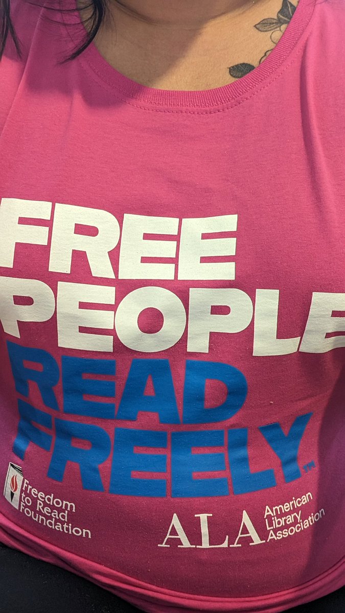 I went to #LibLearnX24 and all I got was this @FTRF @ALALibrary shirt. 😜