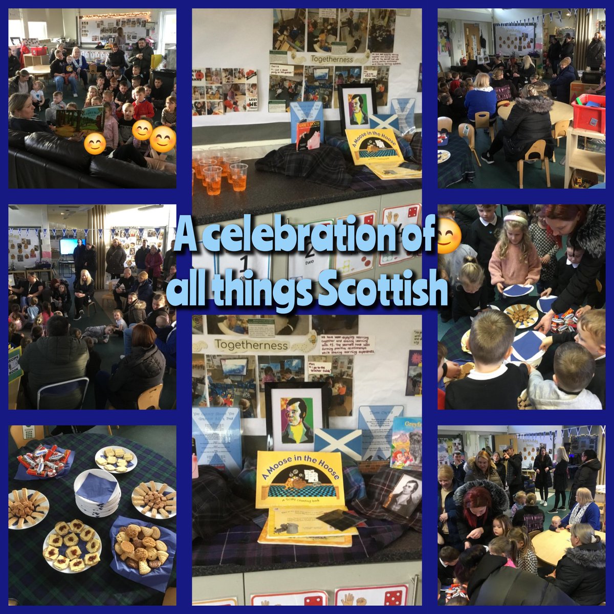 BanchoryBEEHive's tweet photo. Thank you to our families who made it along to our Scottish Celebration! 
We hope you enjoyed some Scottish stories, singing and tasty snack! Thank you for always supporting our Beehive! 🌟
@ColinBruce1980 @EducationScot
@ClacksELC 
#partnerships #familylinks #engagement https://t.co/j4ulRjlaNL