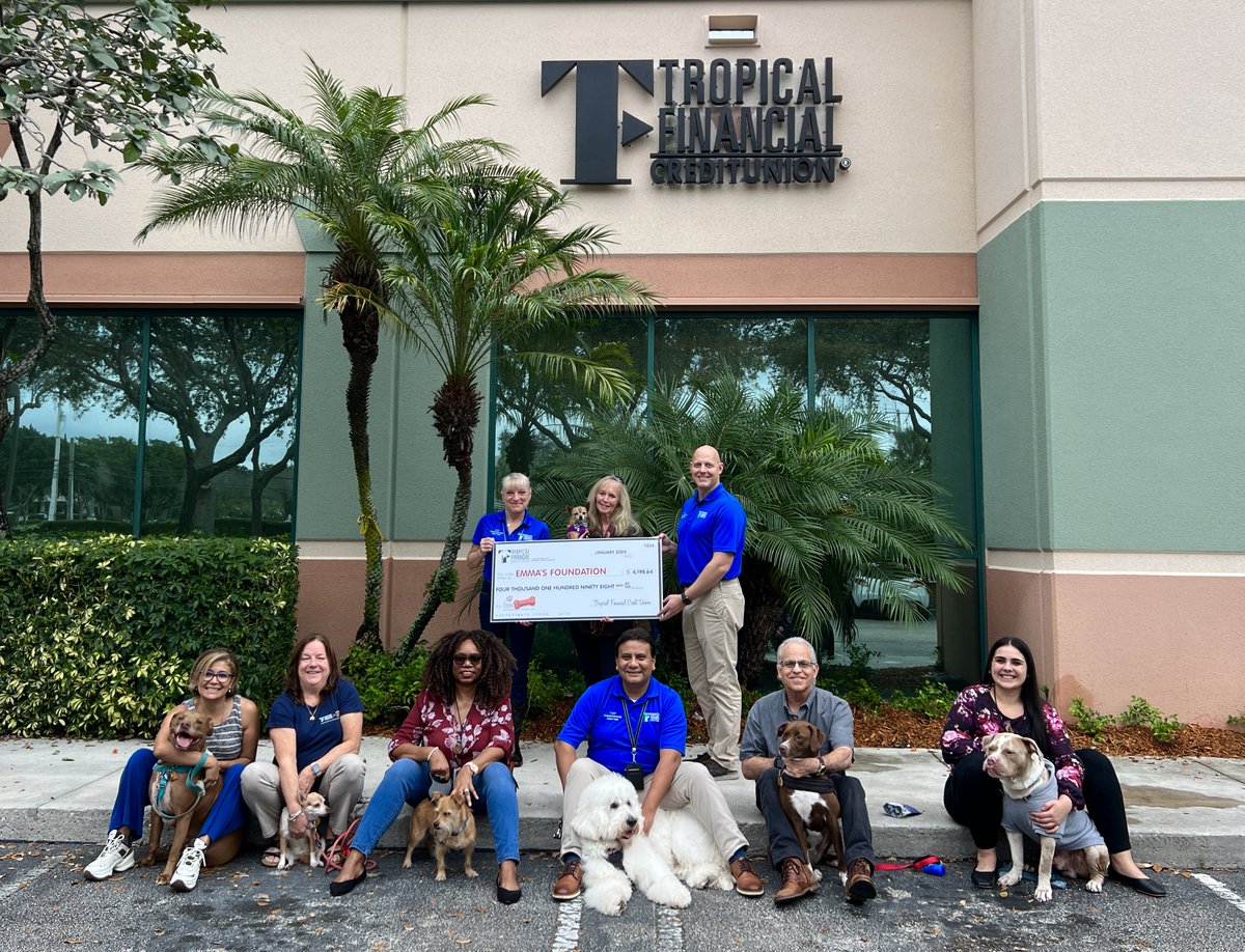 GetBeyondMoney's tweet image. Our amazing team at Tropical Financial raised $4,198.64 for this incredible organization, ensuring bright futures for many more doggos. Every pup deserves a healthy and happy life, and we're grateful to everyone who helps make that possible! 🐾
