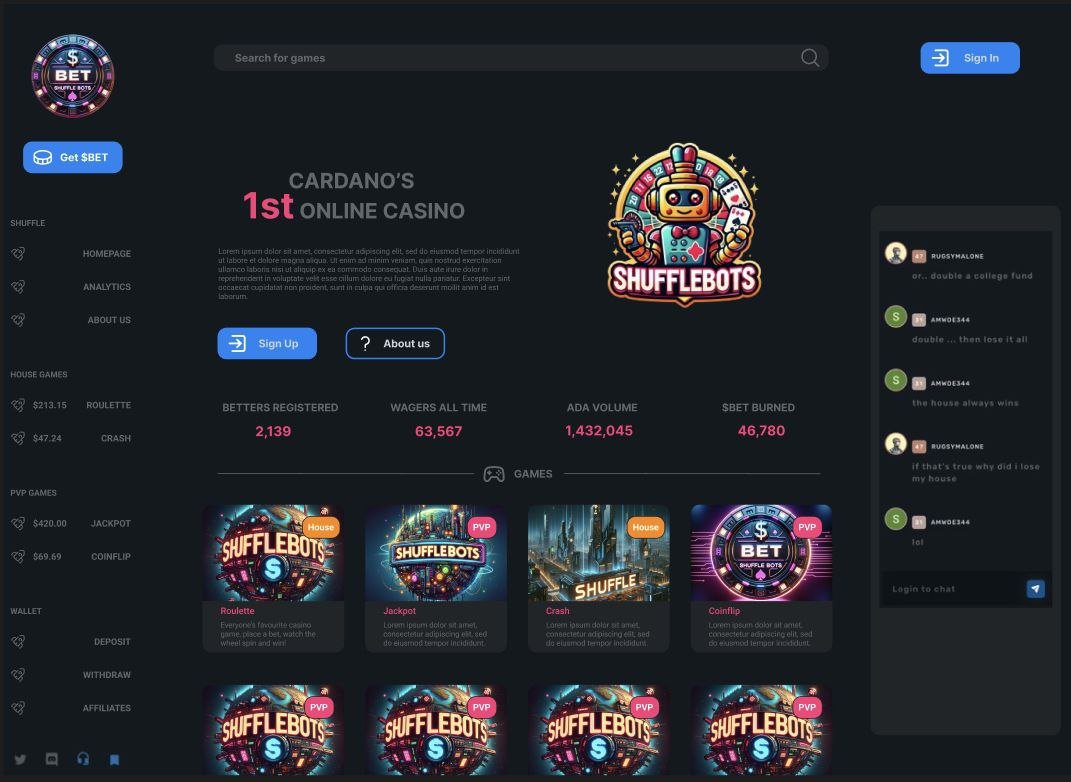 ¿Sabes cuáles son las mejores oportunidades?

Suelen ser las que entras antes que la mayoría

Hoy te presento un protocolo en Cardano ÚNICO, que puede sorprenderte todo lo que te voy a contar sobre él

Hablemos de @adashuffle , el primer Casino construído sobre Cardano