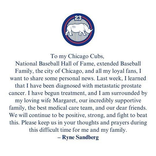 baseballhall's tweet image. We're with you, Ryno. 💙