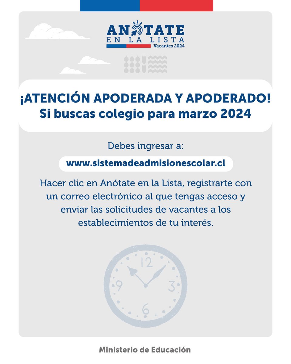 Admisión Escolar 2025 tweet media