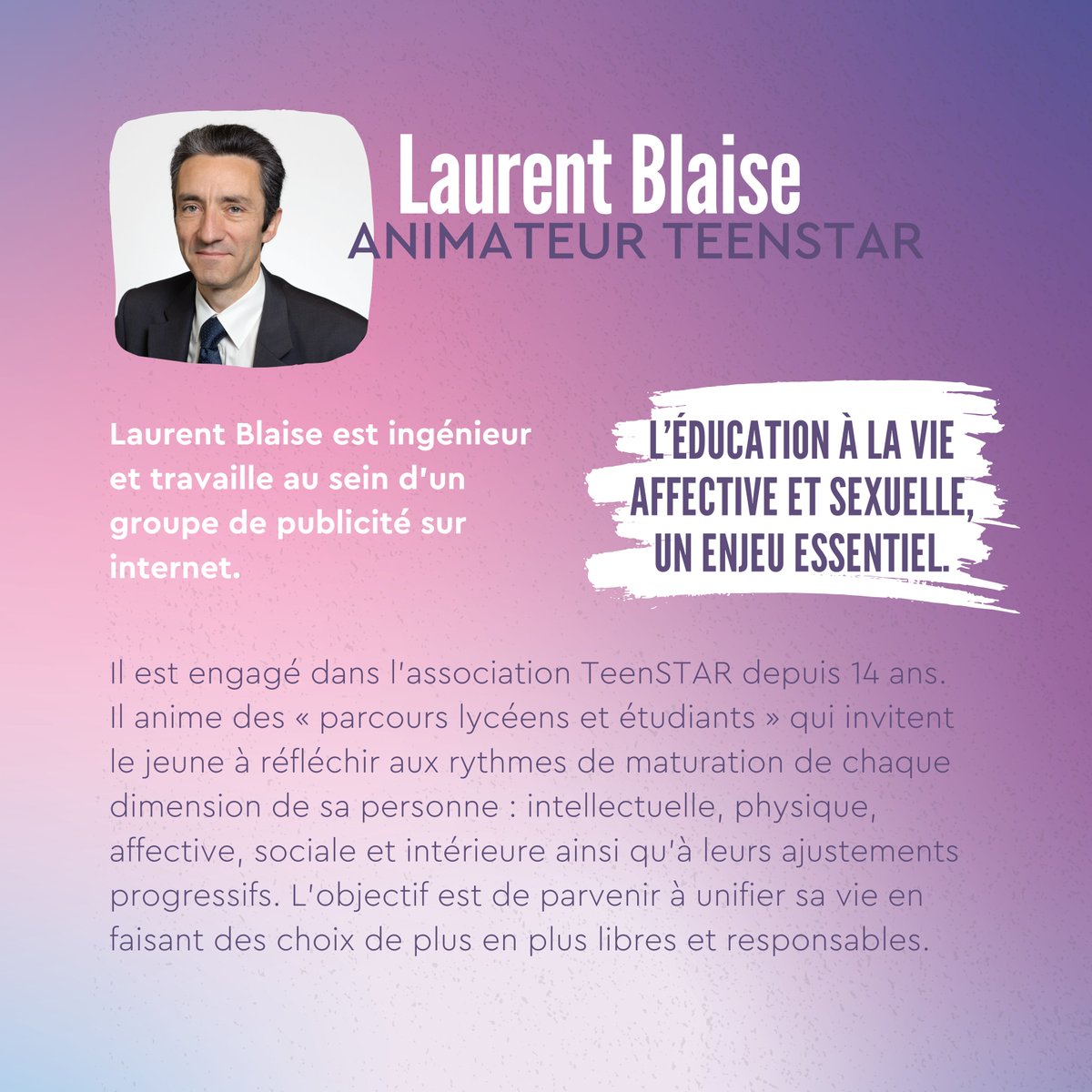 Nous accueillons à présent Laurent Blaise qui nous parle ce soir de 'L’éducation à la vie affective et sexuelle, un enjeu essentiel'.

#UDvie #Pariersurlavie #éducationsexuelle #éducationaffective #ado