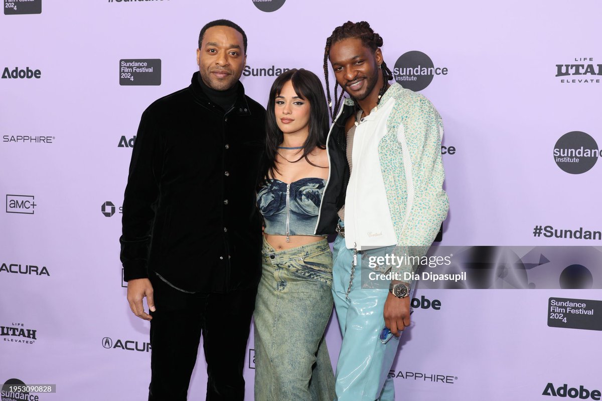 Camila Cabello, Chiwetel Ejiofor and Jay Will at the Rob Peace Premiere at the  #SundanceFilmFestival.