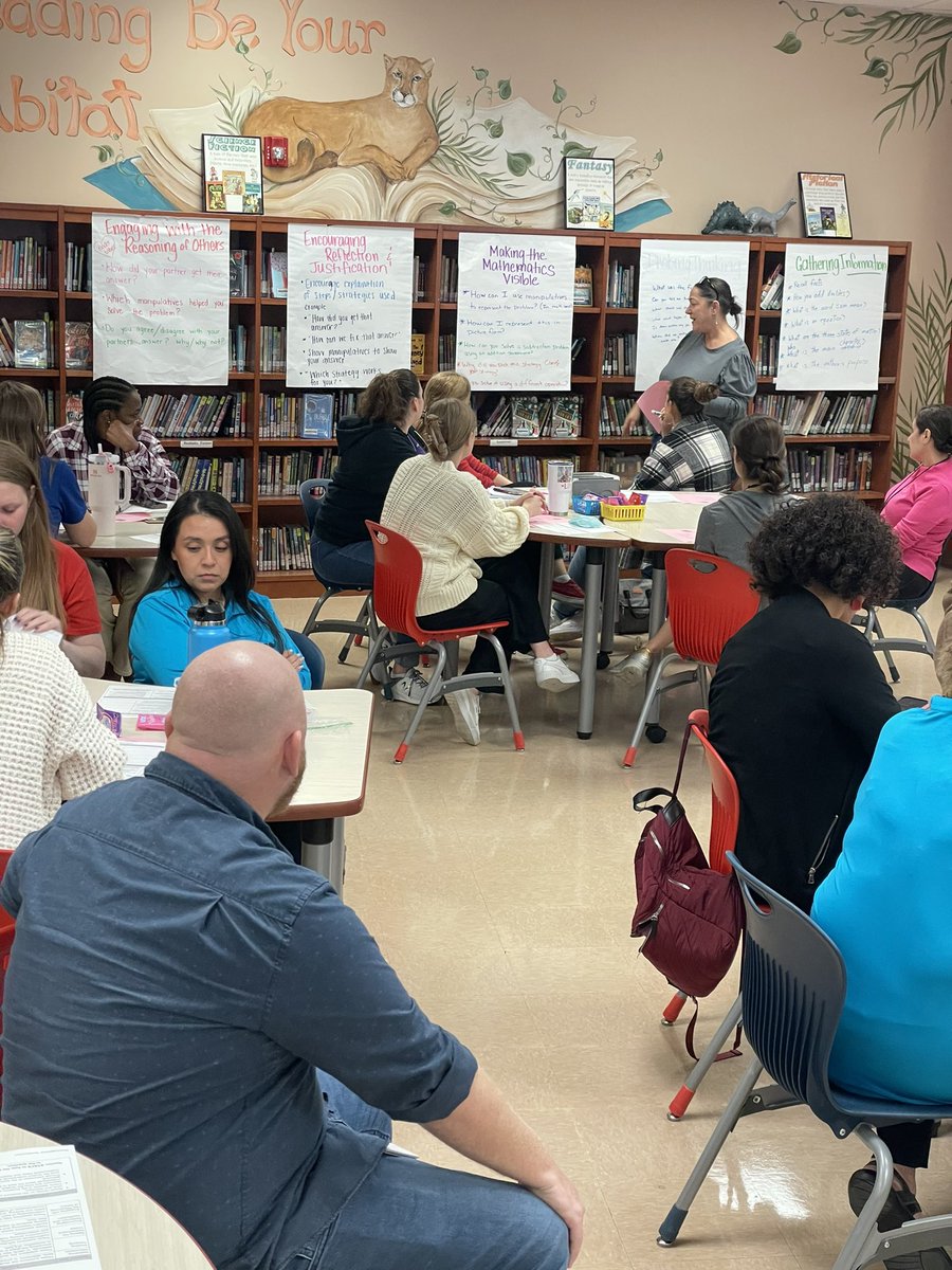 HagenRoad's tweet photo. #thestruggleisreal!! Hagen road teachers dig deep as they strategically plan Mathematical question stems! @SoftballMommy11 @InstSupSteiger @pbcsd https://t.co/P2hsu1s8b1
