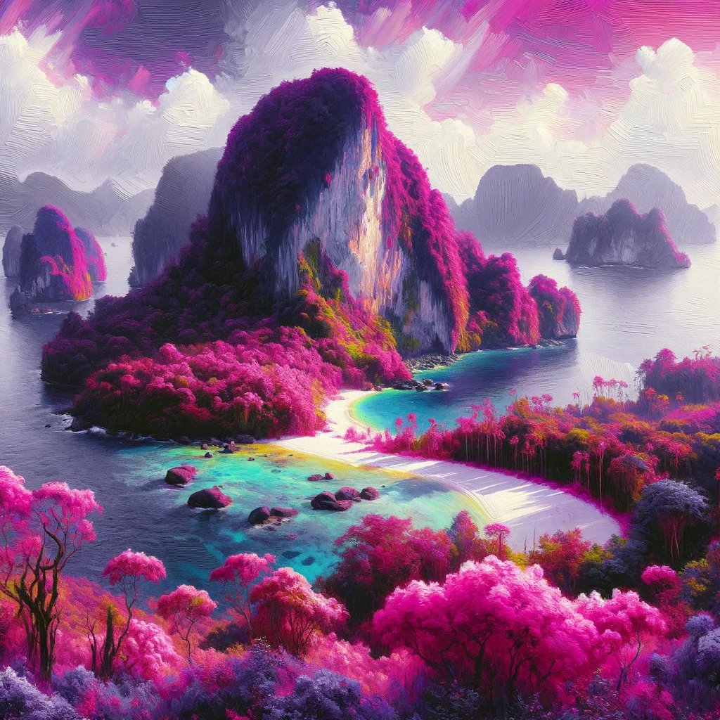 BeanieBlossom's tweet photo. #PinkTuesday
Feel free to join in :)
Prompt idea: a riverine landscape, ornamented flowercore, vivid pink and purple olour palette blended with white colors, painterly style, oil paint
#DigitalArt #AIArtWork #DigitalArtWork #AIArt #AIArtists #AIArtCommunity https://t.co/B5colPm9Ij