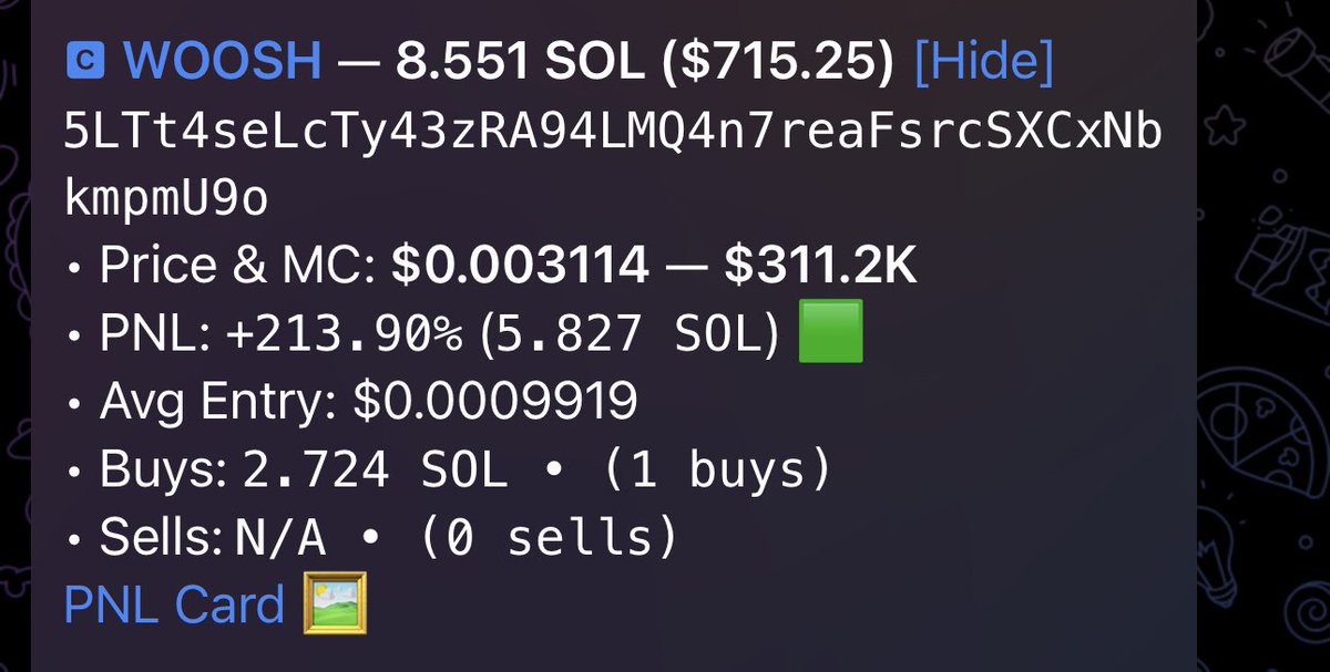 fomomofosol's tweet photo. $WOOSH WE MADE SOME MONEY https://t.co/hQfkVXfMOt