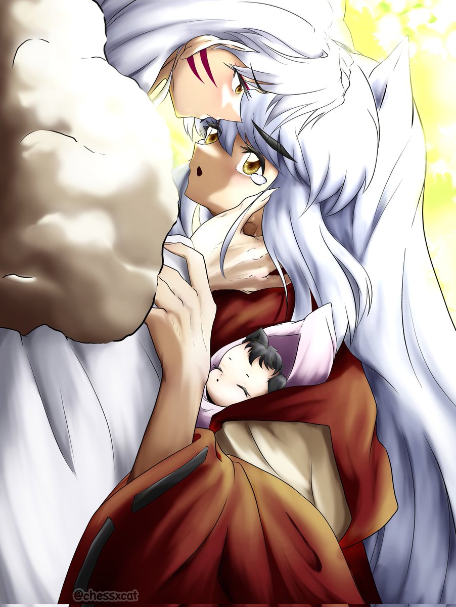 chessxcat's tweet photo. Sesshomaru, InuYasha and their little puppy!
#inuyasha #sesshomaru #犬夜叉 #殺生丸 #殺犬  #犬殺 #inusess #sessinu #inucest https://t.co/iH27wpkNkk