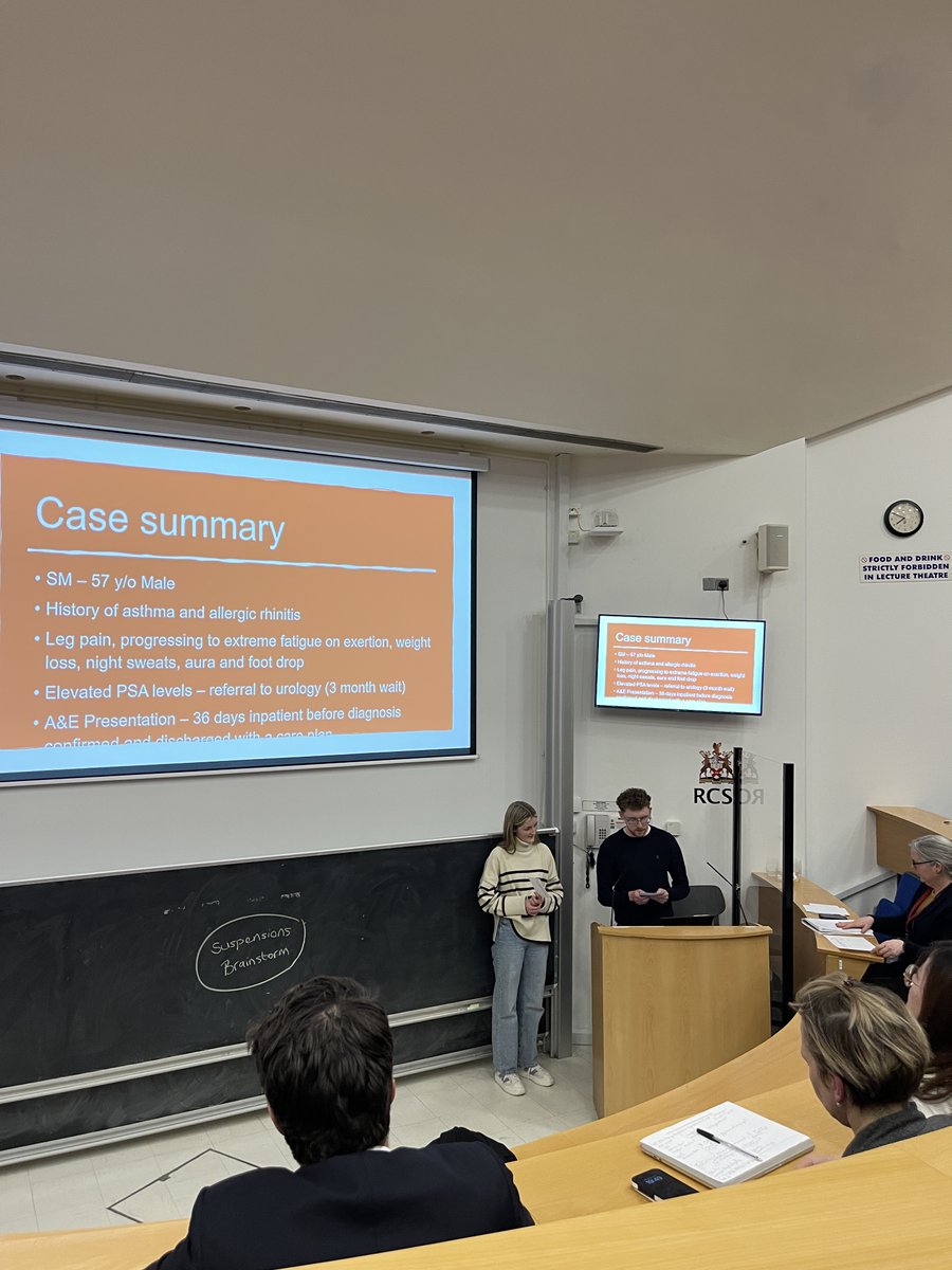 Case 5 presented by Year 3 Medicine students Gráinne Prior and Niall Murnaghan ''When allergies get serious - an uncommon presentation''