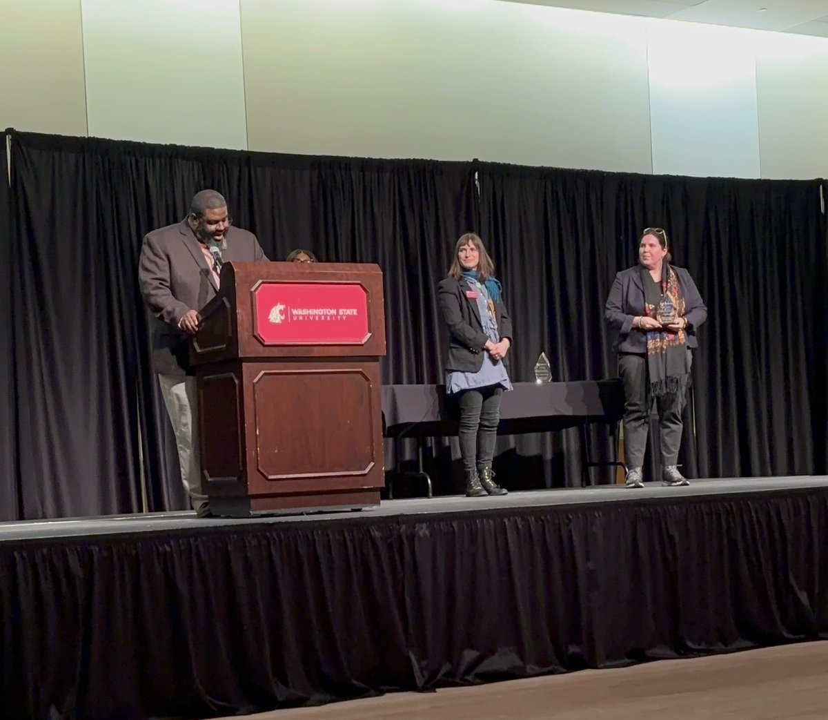 WSU Arts & Sciences (@casatwsu) on Twitter photo Congratulations again to Dr. Samanatha Noll (<a href="/WSUPPPA/">WSU Politics, Philosophy, & Public Affairs</a>) for being awarded the 2024 Social Justice Advocate of the Year, Elson and Carmento Floyd & William and Felicia Gaskins Award. Your hard work and dedication does not go unnoticed!
#GoCougs Congratulations again to Dr. Samanatha Noll (<a href="/WSUPPPA/">WSU Politics, Philosophy, & Public Affairs</a>) for being awarded the 2024 Social Justice Advocate of the Year, Elson and Carmento Floyd & William and Felicia Gaskins Award. Your hard work and dedication does not go unnoticed!
#GoCougs
