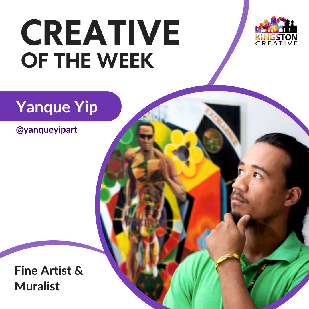 kgncreative's tweet photo. Introducing our Creative of the Week, Yanique Yip!

Yanque Yip is a fine artist and muralist who has worked on over 30 murals. His works are mostly surrealistic and expressive of the higher self, as portrayed in his brand “YIP”  which stands for “Your Infinite Progression.” https://t.co/s2kynAfc00