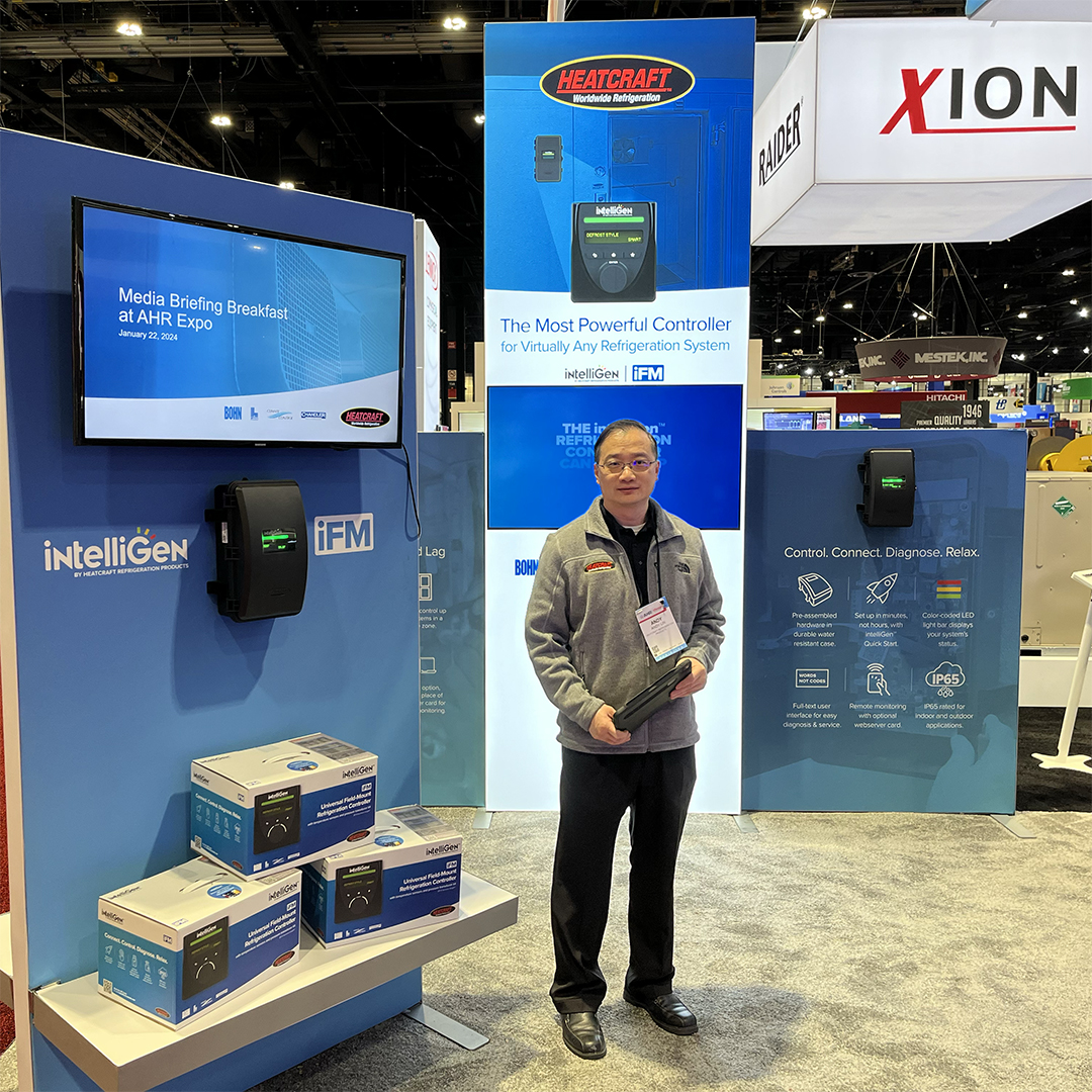If you’re at #AHR this week, stop by the Heatcraft booth (S7749) to see our intelliGen™ product manager, <a href="/Andy/">Andy Cohen</a> Lin, and learn about all of intelliGen’s exciting new offerings such as the intelliGen Field Mount Kit (iFM)!