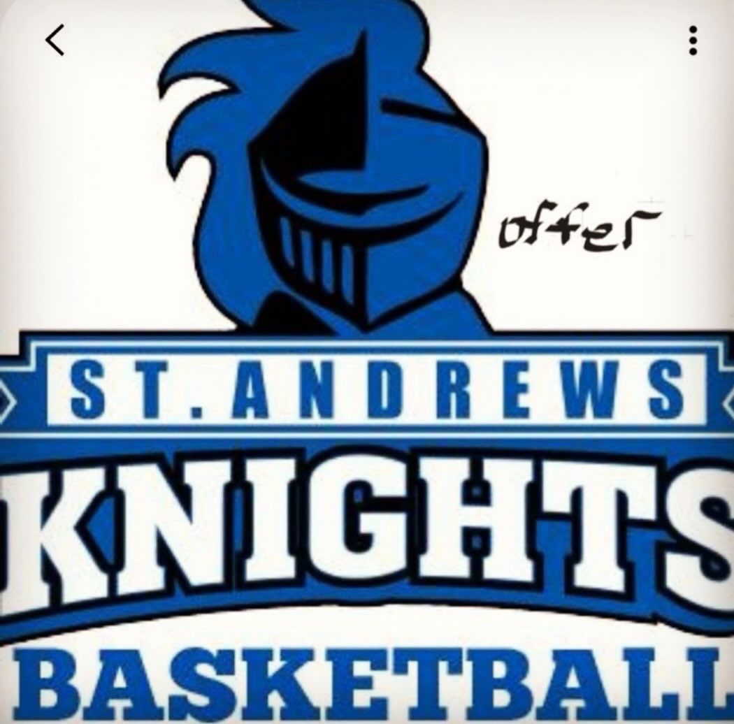 Blessed to announce I have received an offer from St. Andrews University. Thank you to Coach Hernandez <a href="/CoacHernandzSAU/">Randy Hernandez</a>, Coach Johnson <a href="/hoopnupe/">Coach Randall Johnson, M.Ed.</a> and <a href="/SAUKnights/">St. Andrews Knights</a> for believing in me! 
#AGTG #GoKnights 💙
