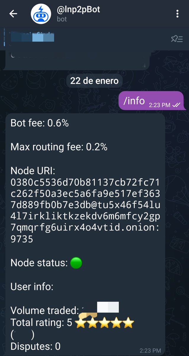 🤖 Nueva versión 0.9.12 de <a href="/lnp2pBot/">lnp2pBot</a>

Novedades:
- Añadidas dos monedas iraníes 🇮🇷: IRR, IRT
- Correcciones al idioma coreano
- Code refactoring JS -> TS
- Añadida más información en comando /info

🙏 Gracias a todos los colaboradores!

Más detalles en:
github.com/lnp2pBot/bot/r…