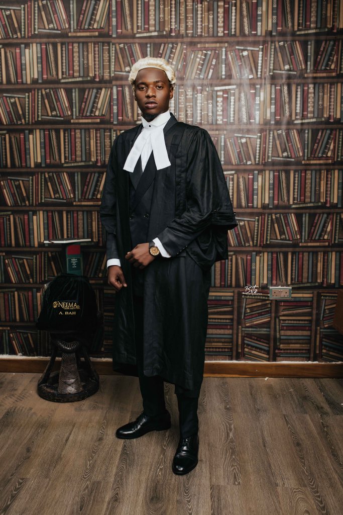 AmzPogbaBah's tweet photo. Yesss!!! I have been called to the Gambia Bar…I have finally subscribed to the noble legal profession. So help me God 🙏🏾⚖️.

A.Bah Esq
First generation Lawyer ⚖️❤️⚖️… https://t.co/J4IzczkjCU