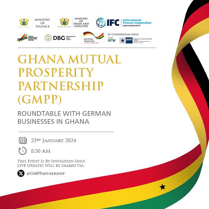 oofmghana's tweet photo. Looking forward to tomorrow’s engagement with German businesses operating in Ghana. #GMPP #GhanaGermanyPartnership #InvestmentGrowthJobs https://t.co/R7WQQ6m1ub