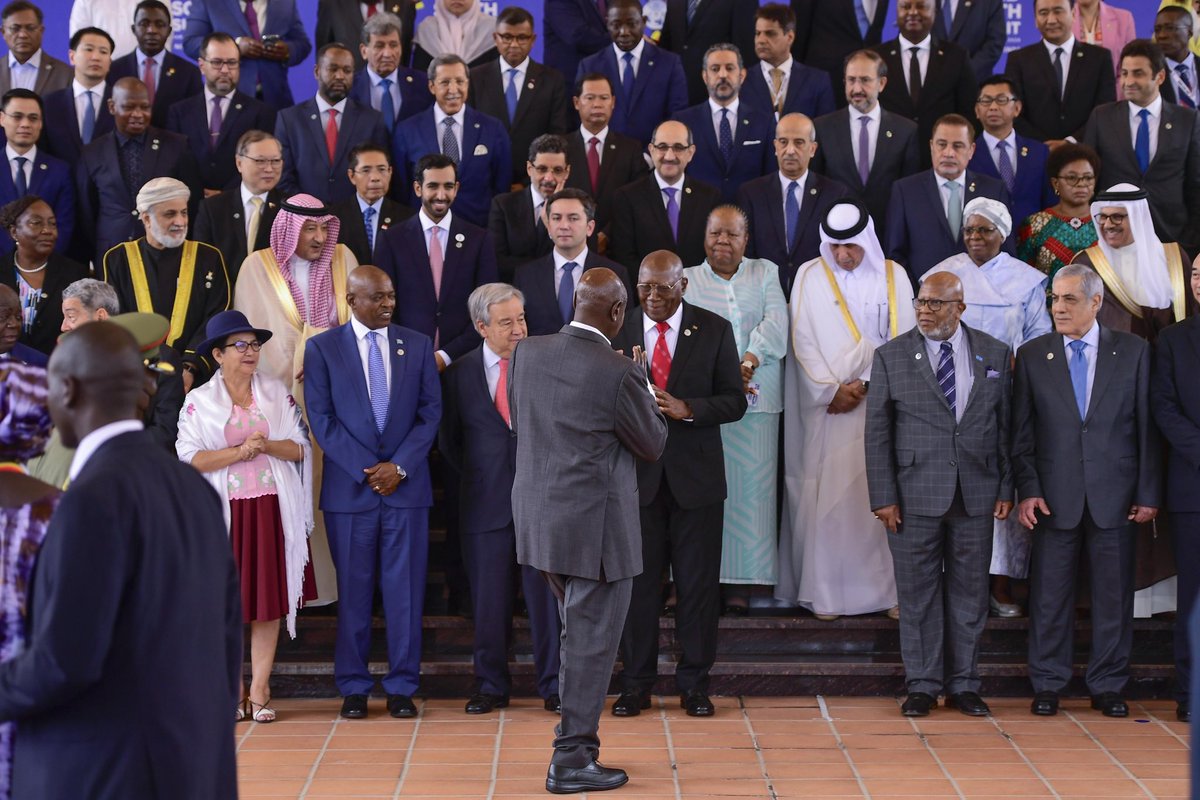 The Lebanese Head of Delegation H.E <a href="/Hassan3Abbas/">Hassan Abbas</a>  took part in the  inauguration of the Third South Summit of the Group of 77 and China.

#G77ChinaSummitUg24