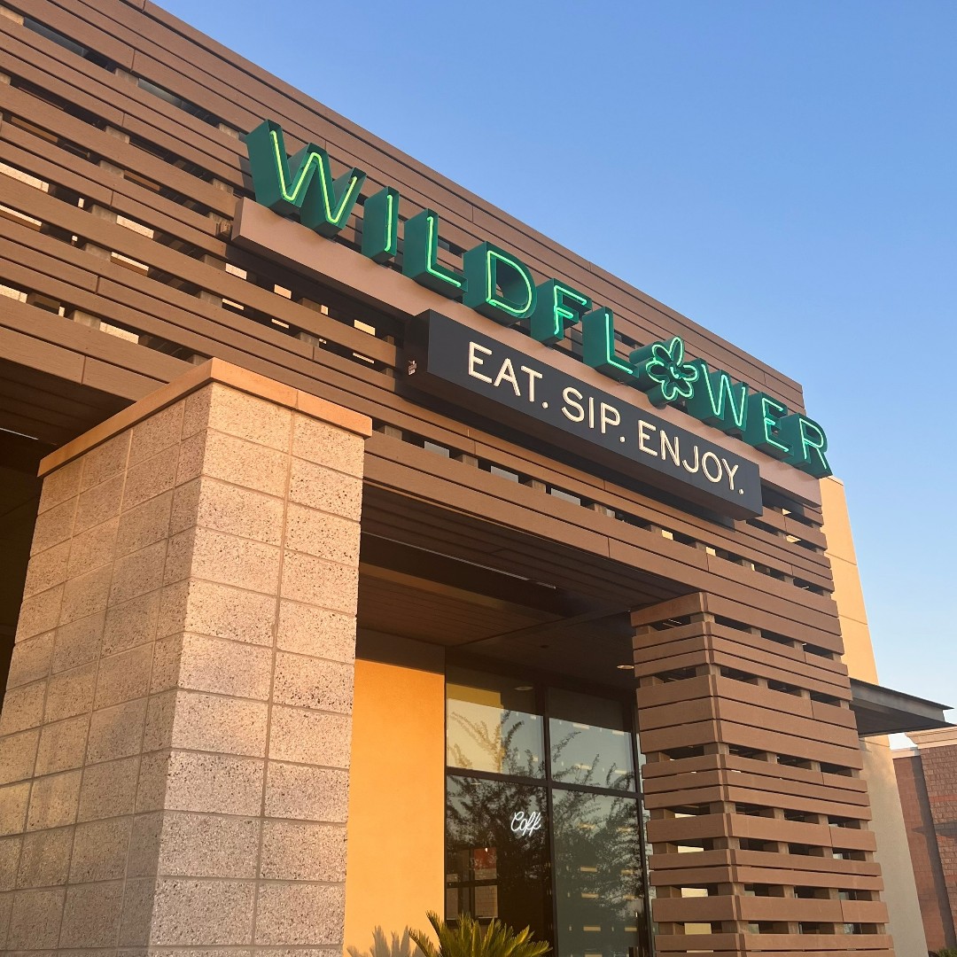 WildflowerBread's tweet image. Some say it's about the trip; we say it's about the destination! ✨😍

Did you know we design every location uniquely to the community? Wildflower Rivulon is the only location with teal exterior signage that pairs beautifully with the sunset! 🌆