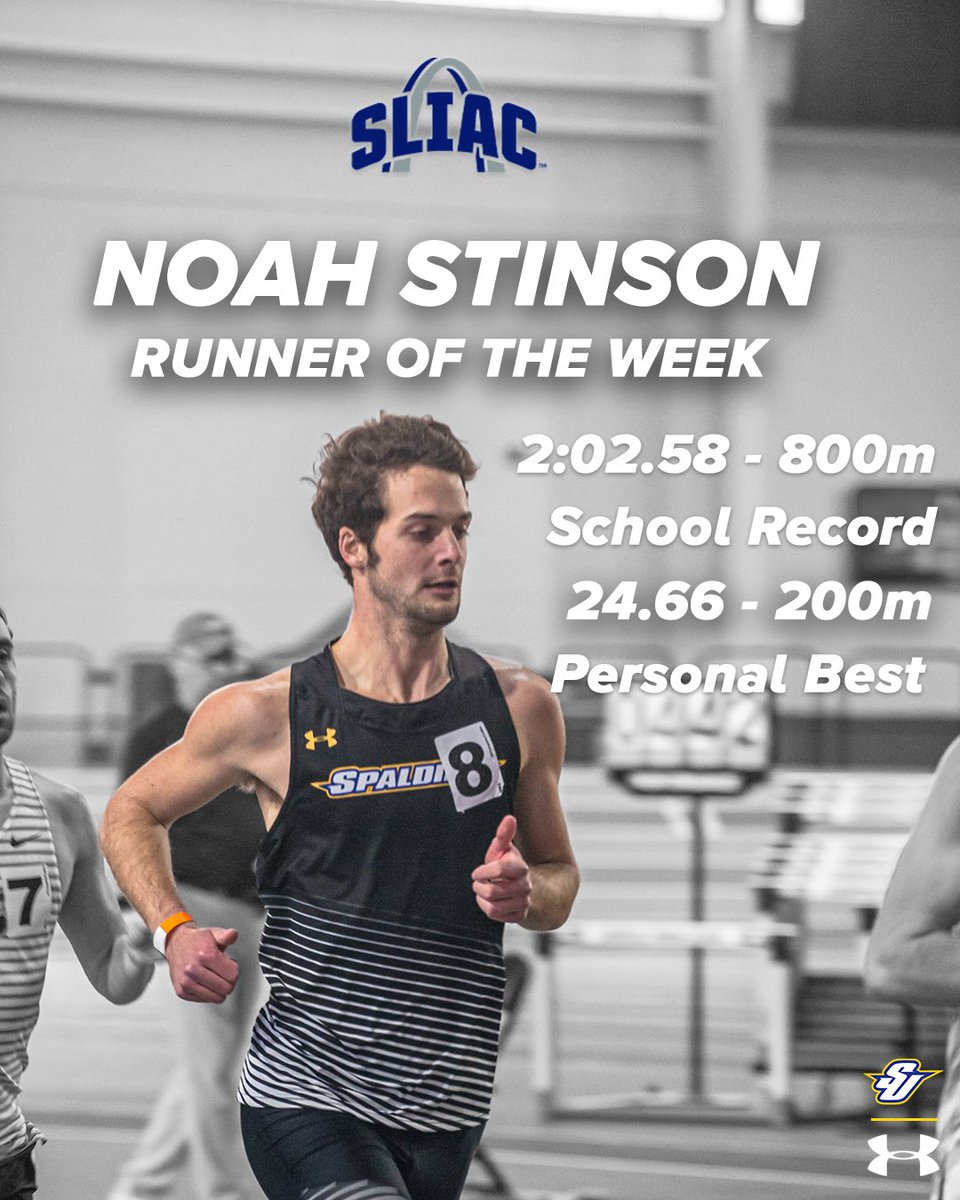 SpaldingXC's tweet photo. Huge congratulations to freshman @NoahStinson22 on getting named SLIAC runner of the week this past week! #builtdifferent #sutfxc #d3tf #whyd3 https://t.co/ETQ8N4WhVS
