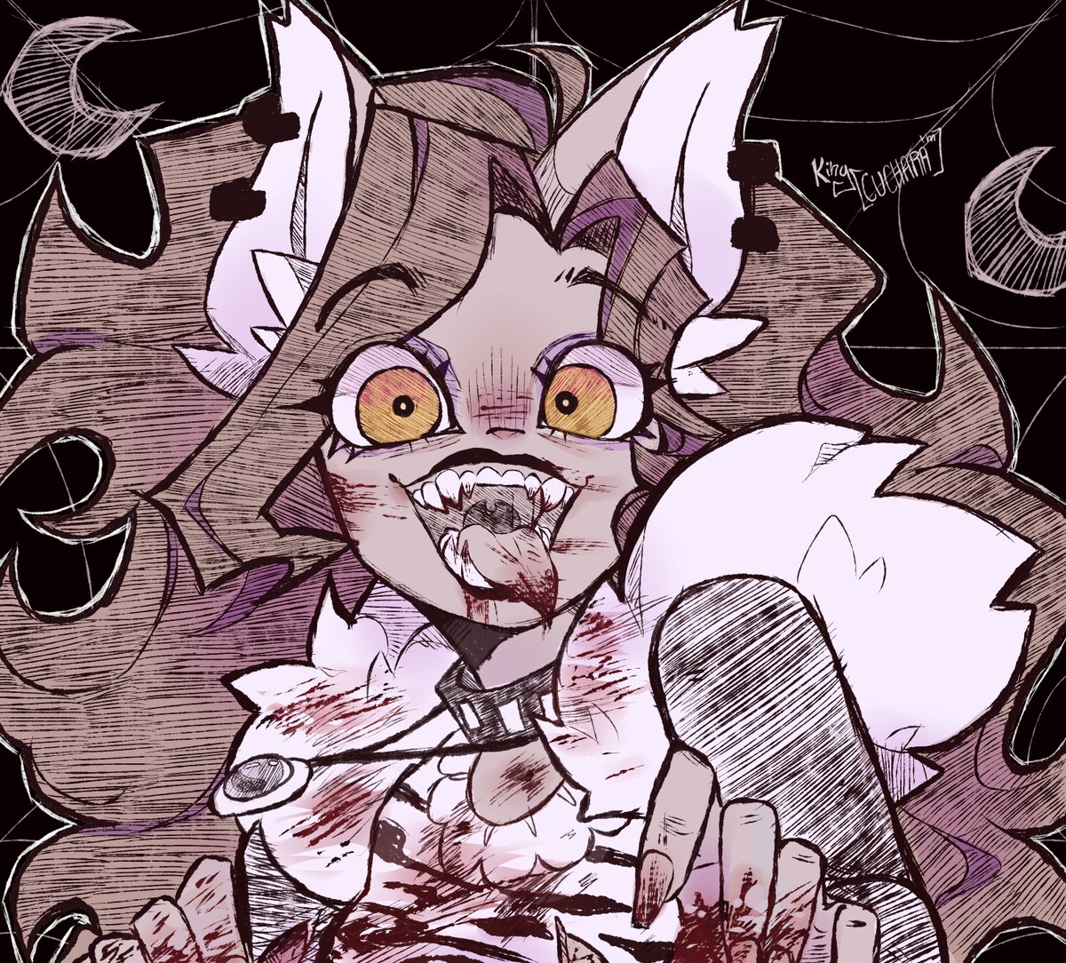 apparently forgot to upload the first one upsi
anyways, some "creepy" MH drawings