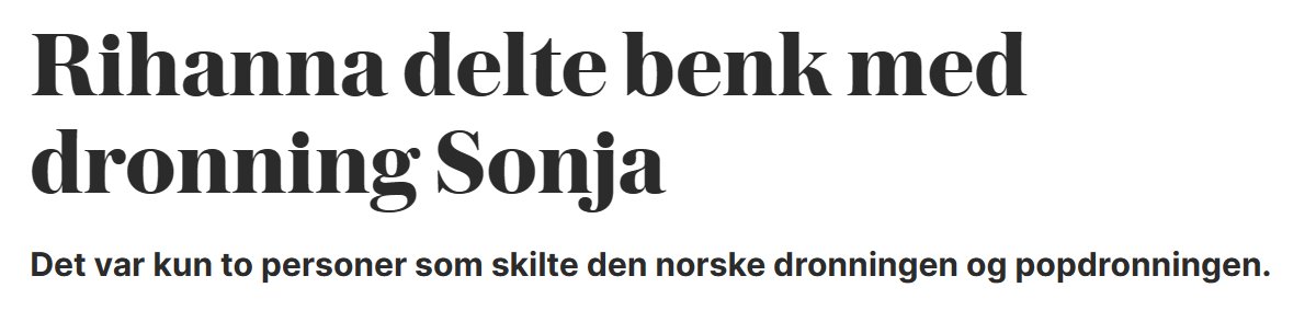 Dette kaller jeg virkelig hardtslående nyheter, <a href="/vgnett/">VG</a> . Begynner å nærme seg leserfordummende.