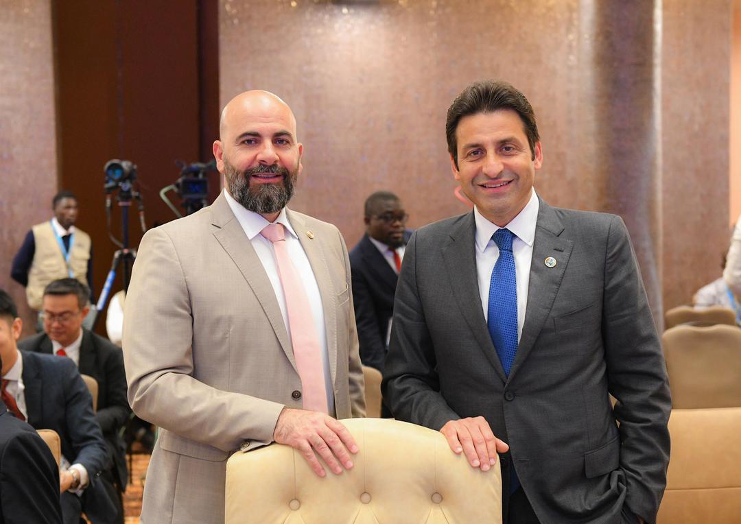 The Lebanese Delegation Headed by H.E <a href="/Hassan3Abbas/">Hassan Abbas</a> and H.E <a href="/yasserahmedUG/">Yasser K Ahmed</a> during the Third South Summit of the Group of 77.

#G77ChinaSummitUg24