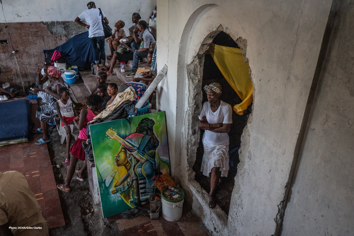 UNReliefChief's tweet image. People in #Haiti continue to endure unimaginable horrors as violence escalates.
 
Humanitarian agencies are appealing for $674 million to help 3.6 million people across the country this year.