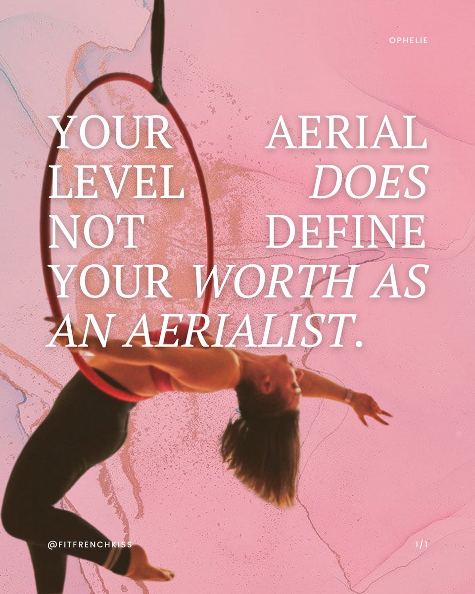 FitFrenchKiss's tweet photo. You put so much time and effort into your aerial practice.

But your value and potential have nothing to do with how quickly you master a move! And they never will. 🌟💪 

#AerialJourney #YouAreEnough#aerialistbeginner https://t.co/xBvm8WWljU