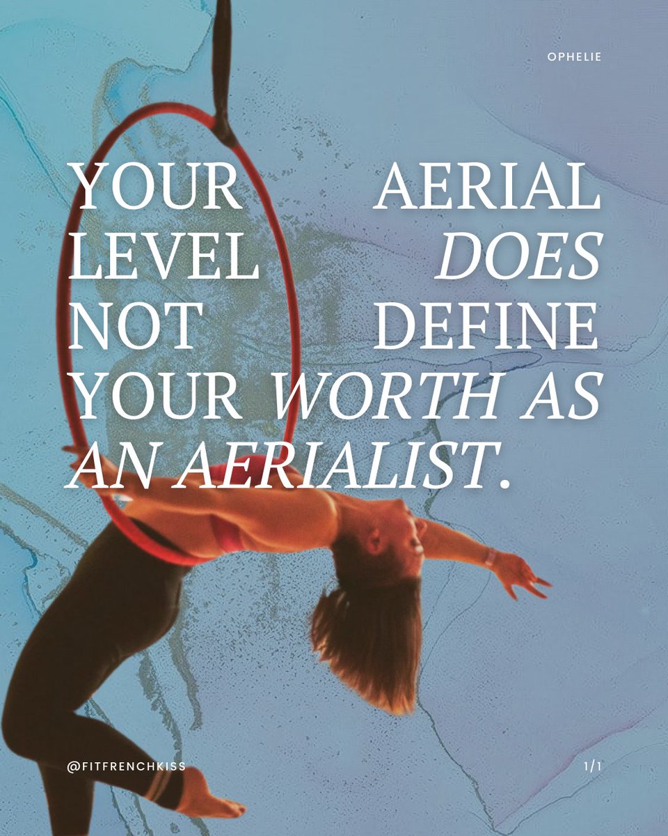 FitFrenchKiss's tweet photo. You put so much time and effort into your aerial practice.

But your value and potential have nothing to do with how quickly you master a move! And they never will. 🌟💪 

#AerialJourney #YouAreEnough#aerialistbeginner https://t.co/xBvm8WWljU