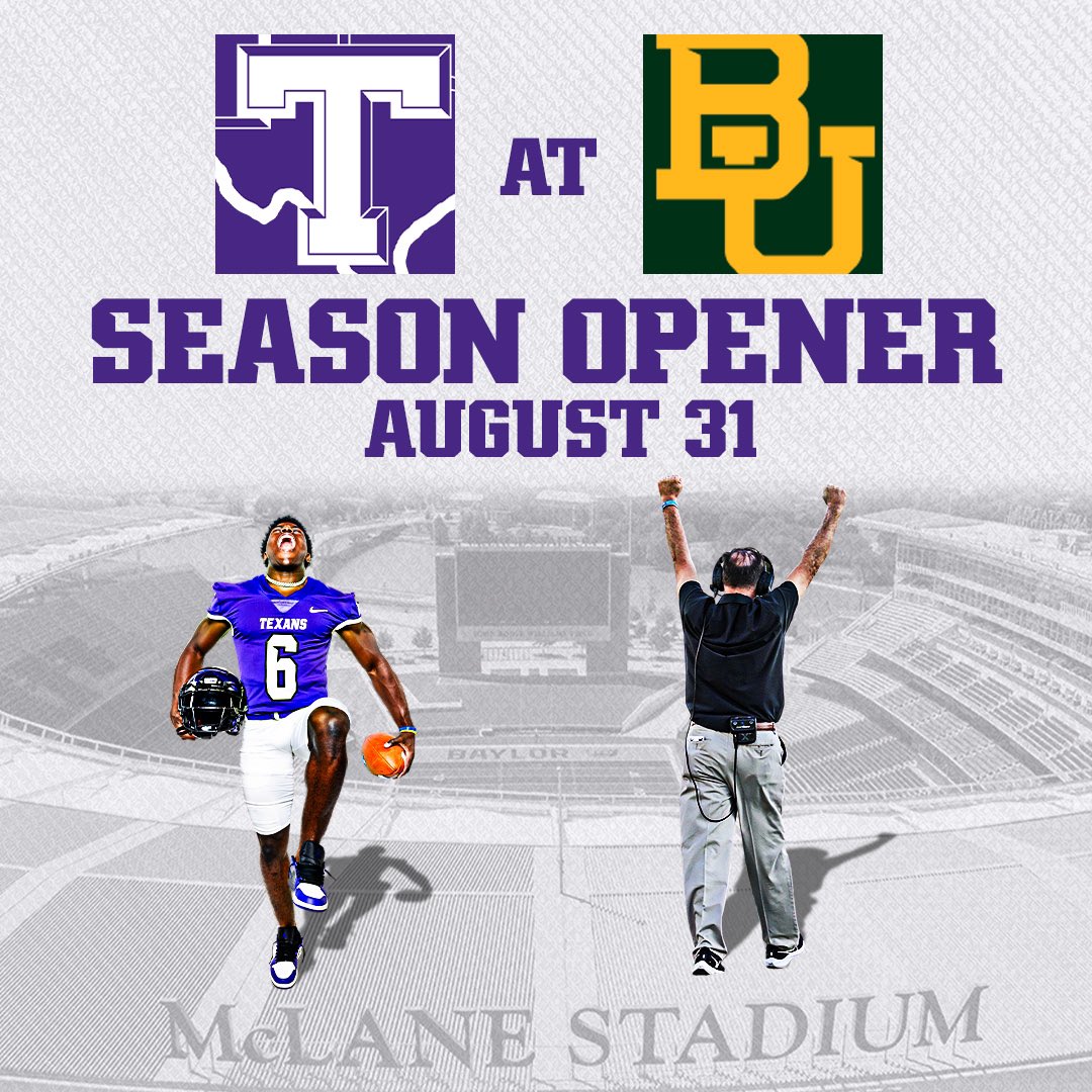 It’s time to start announcing our 2024 schedule 👀 Tarleton State at Baylor to open the season 🔥