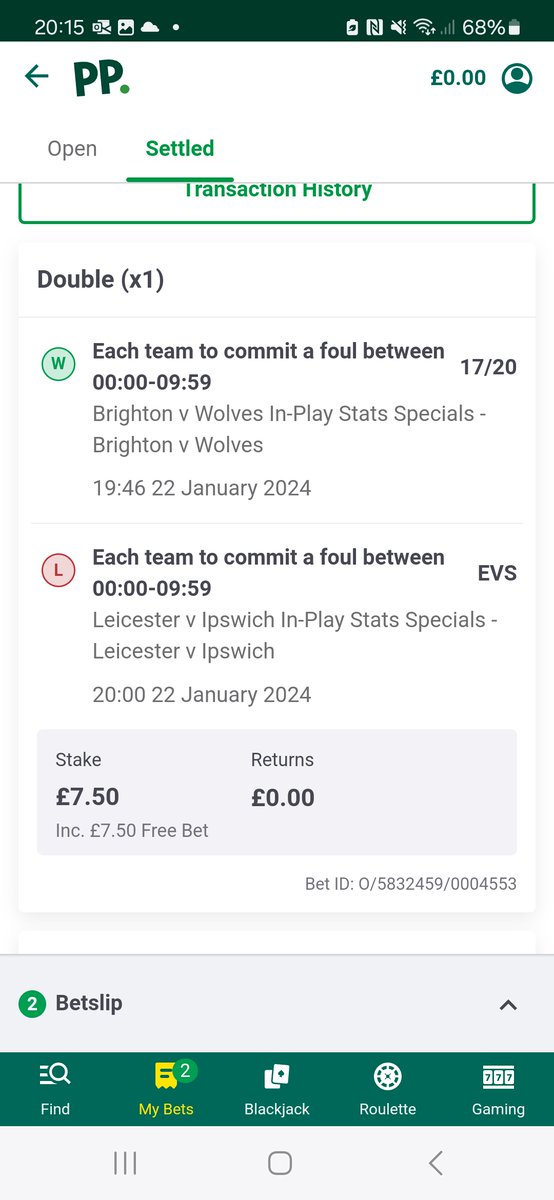 ColinRickman's tweet photo. @AskPaddyPower another wrongfully settled bet. Ipswich committed 3 in that window, Leicester just the 1 - vestergard in the 8th min. Too often https://t.co/AXOb3s3bZh
