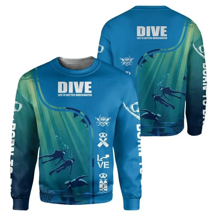 Scuba Diving 3D Print Hoodie,Link In comment or Order here : happyshoppingzone.com/products/scuba…