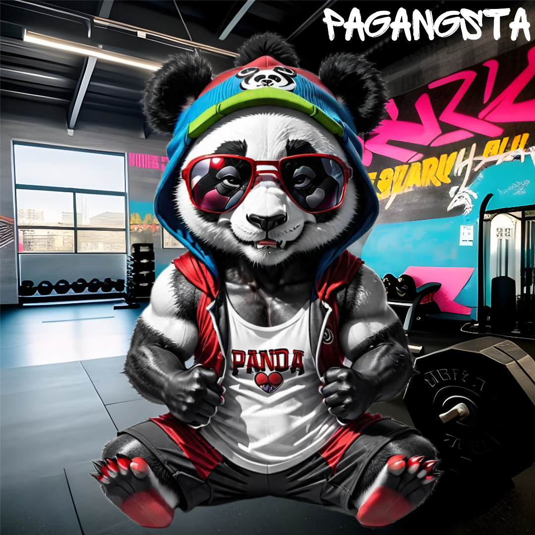 PaGangsta_'s tweet photo. The gym PaGangstas keep rolling out. Love this one! Like, follow and retweet! Also, drop us a message with your ideal style of PaGangsta and we will design one around you! #NFTs #gym #fitness #PaGangstas https://t.co/RW8f7RtckI