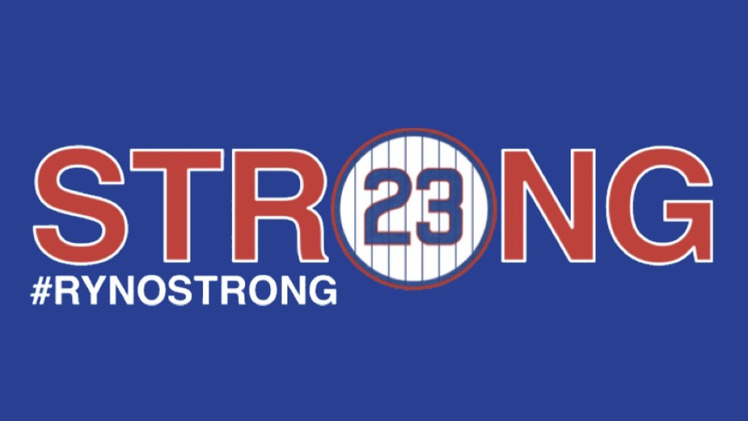 Prayers to @RyneSandberg! 

#RynoStrong