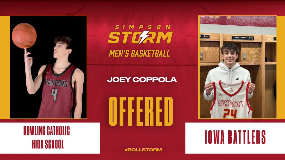 After a great visit with <a href="/coachbbjork/">Brad Bjorkgren</a> and <a href="/BrandonStromer/">Brandon Stromer</a> I’m excited to receive an offer from <a href="/SCStorm_MBB/">Simpson Men's Basketball</a>