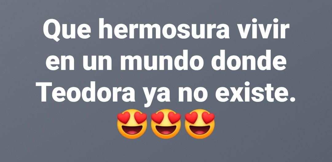 Y PERFECTO donde ni un hpta zurdo d 💩 existiera en el Planeta.
#NoMasComunismo