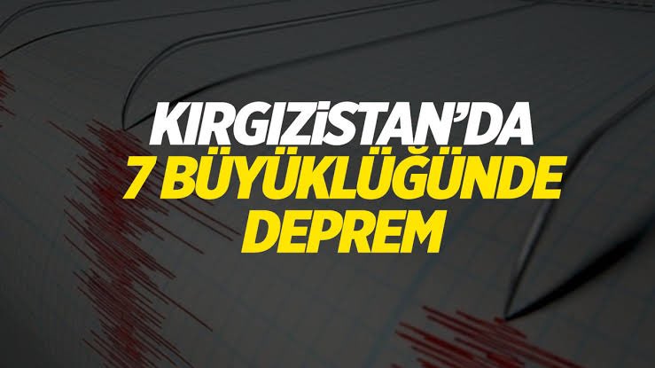 Kardeş ülkemiz #Kırgızistan 'da 7,0 büyüklüğünde #deprem meydana geldi.
Can kaybı olmaması en büyük dileğimizdir.
Soydaşlarımıza geçmiş olsun dileklerimizi iletiyoruz.