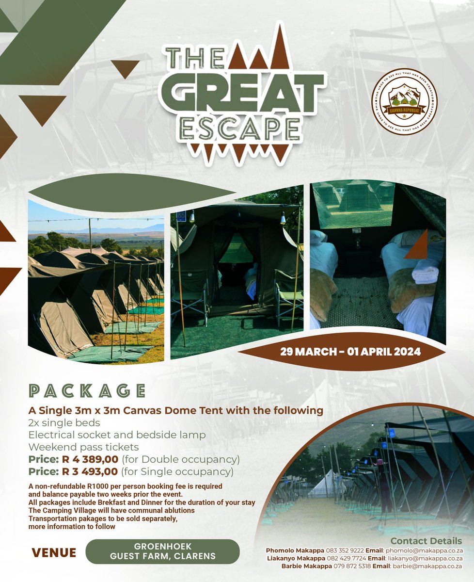 TheG8EscapeFest's tweet photo. Be sure not to miss out on these great packages.

Click on the link for more Info 

https://t.co/PEkkWpSOit https://t.co/0ny2KbW6fL